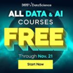 Free Information and AI Programs with 365 Information Science—Limitless Entry till Nov 21